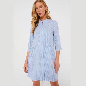Tuckernuck  Blue Stripe Royal Shirt Dress NWT